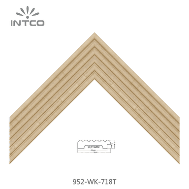 952-WK-718T — 7.6cm Natur PS Bilderrahmenleiste