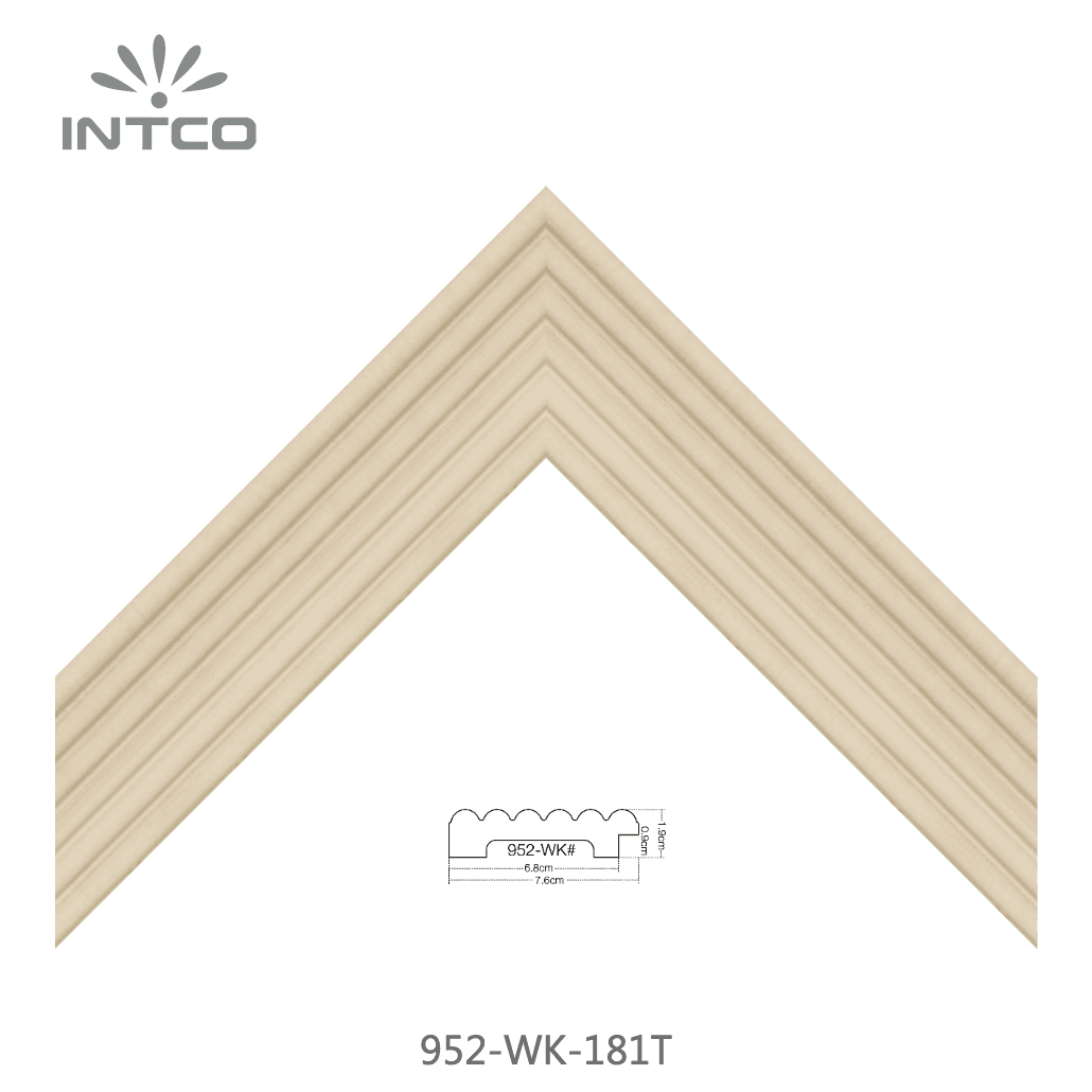952-WK-181T — 7.6cm Natural PS Moldura para Quadro