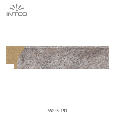 652-B-191 — 3cm Silber PS Bilderrahmenleiste