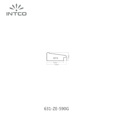 631-ZE-590G — 6cm PS Moldura para Quadro