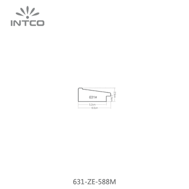 631-ZE-588M — 6cm PS Baguette d'Encadrement