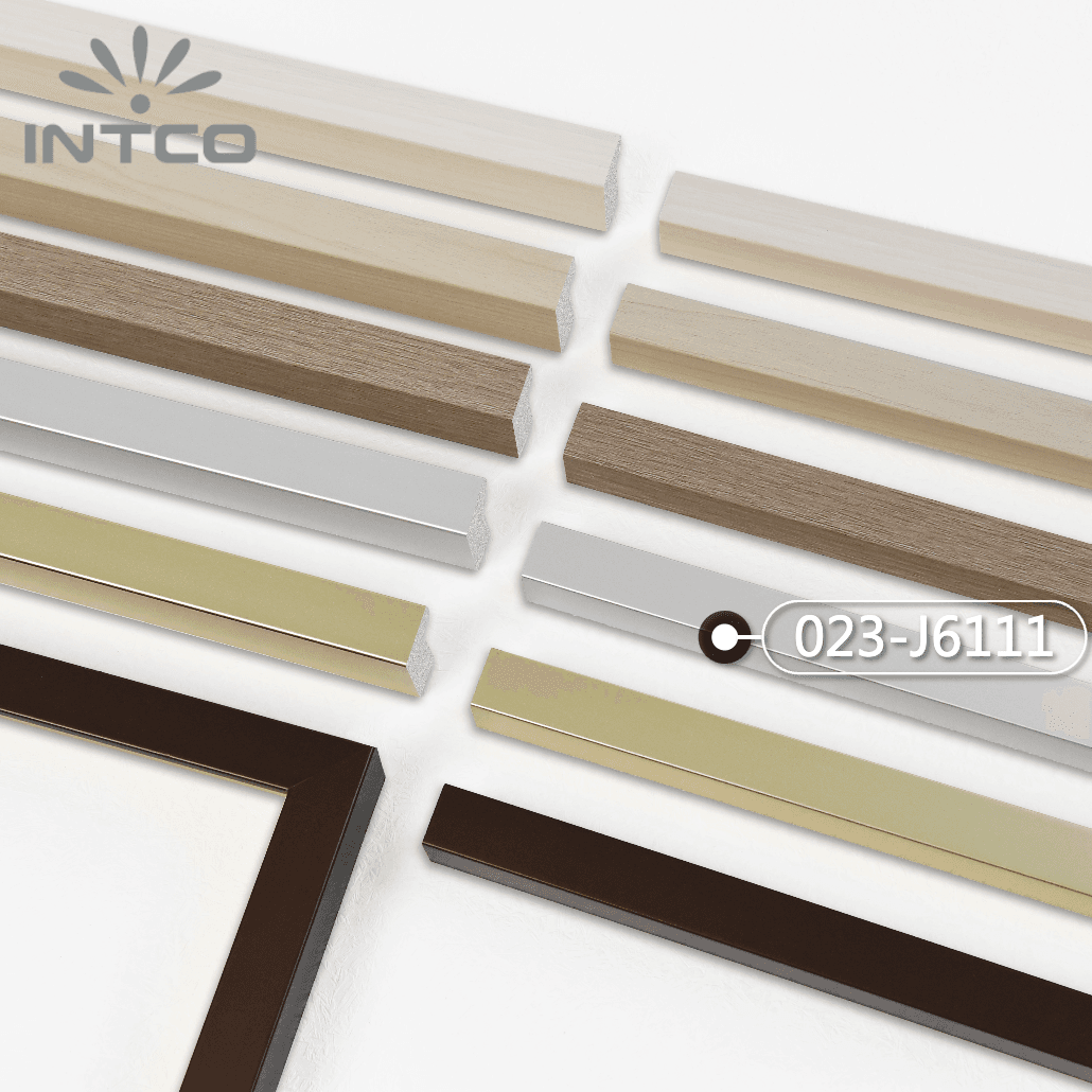 023-J6111 — 1.95cm Prateado PS Moldura para Quadro