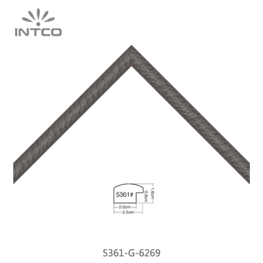 5361-G-6269 — 2.48cm Prateado PS Moldura para Quadro