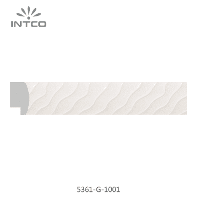 5361-G-1001 — 2.48cm Weiß PS Bilderrahmenleiste