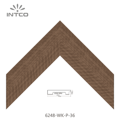 6248-WK-P-36 — 8.9cm Natural PS Picture Frame Moulding