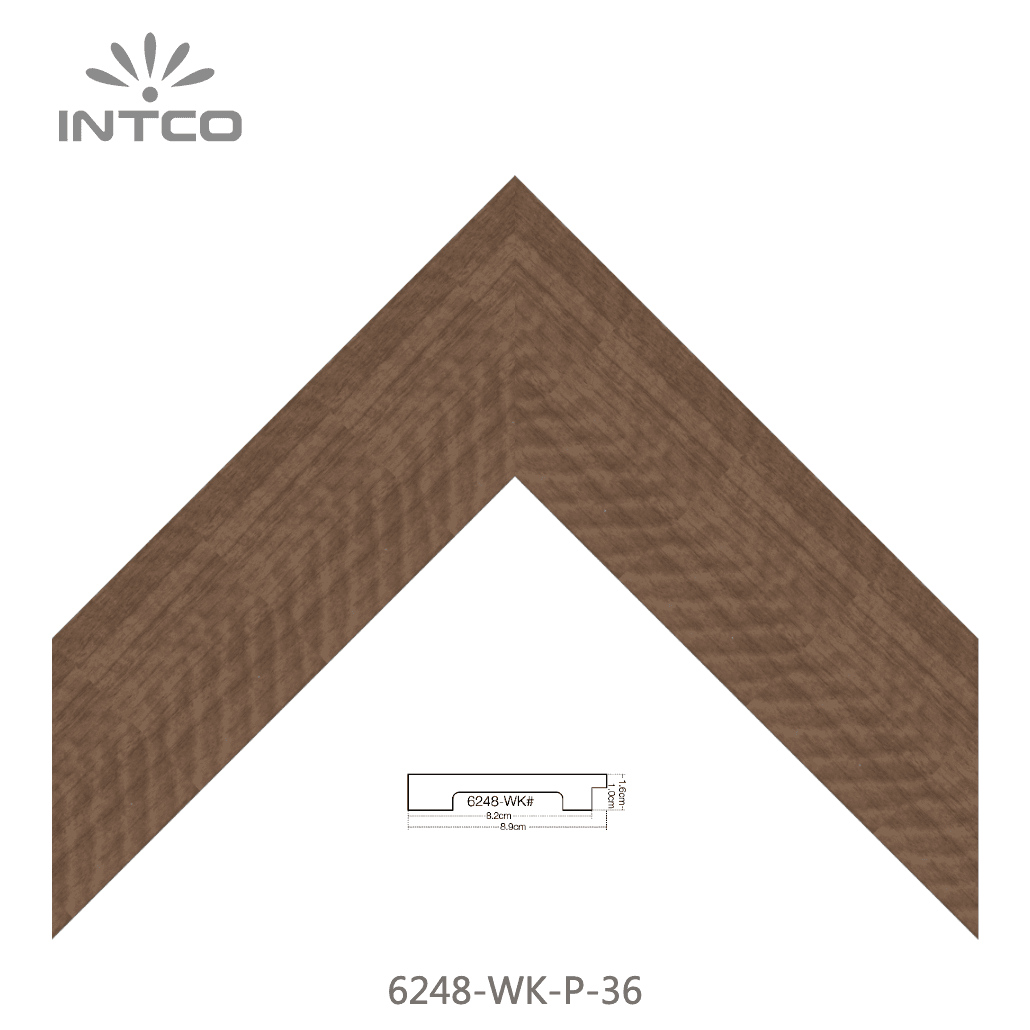 6248-WK-P-36 — 8.9cm Natural PS Picture Frame Moulding