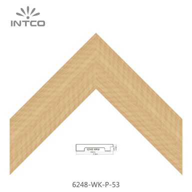 6248-WK-P-53 — 8.9cm Natural PS Picture Frame Moulding