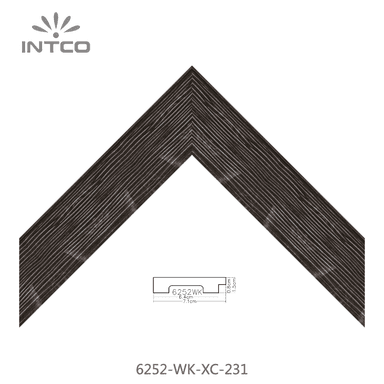 6252-WK-XC-231 — 7.05cm Noir PS Baguette d'Encadrement