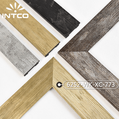 6252-WK-XC-773 — 7.05cm Dourado PS Moldura para Quadro