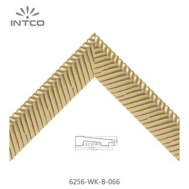 6256-WK-B-066 — 7.2cm Dourado PS Moldura para Quadro