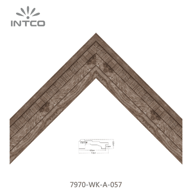 7970-WK-A-057 — 7.2cm Natural PS Picture Frame Moulding