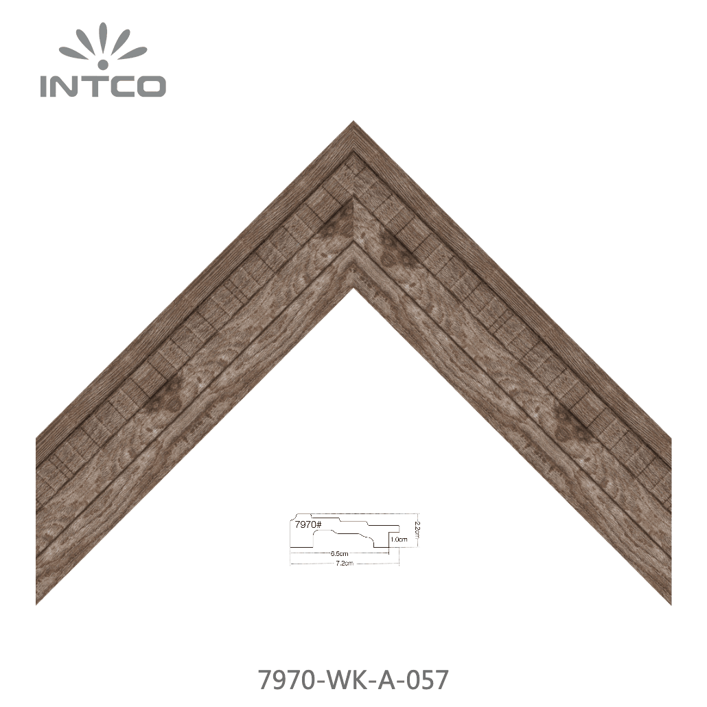 7970-WK-A-057 — 7.2cm Natural PS Picture Frame Moulding