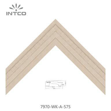 7970-WK-A-575 — 7.2cm Natural PS Picture Frame Moulding