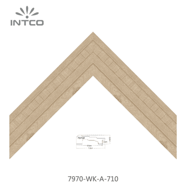 7970-WK-A-710 — 7.2cm Natur PS Bilderrahmenleiste