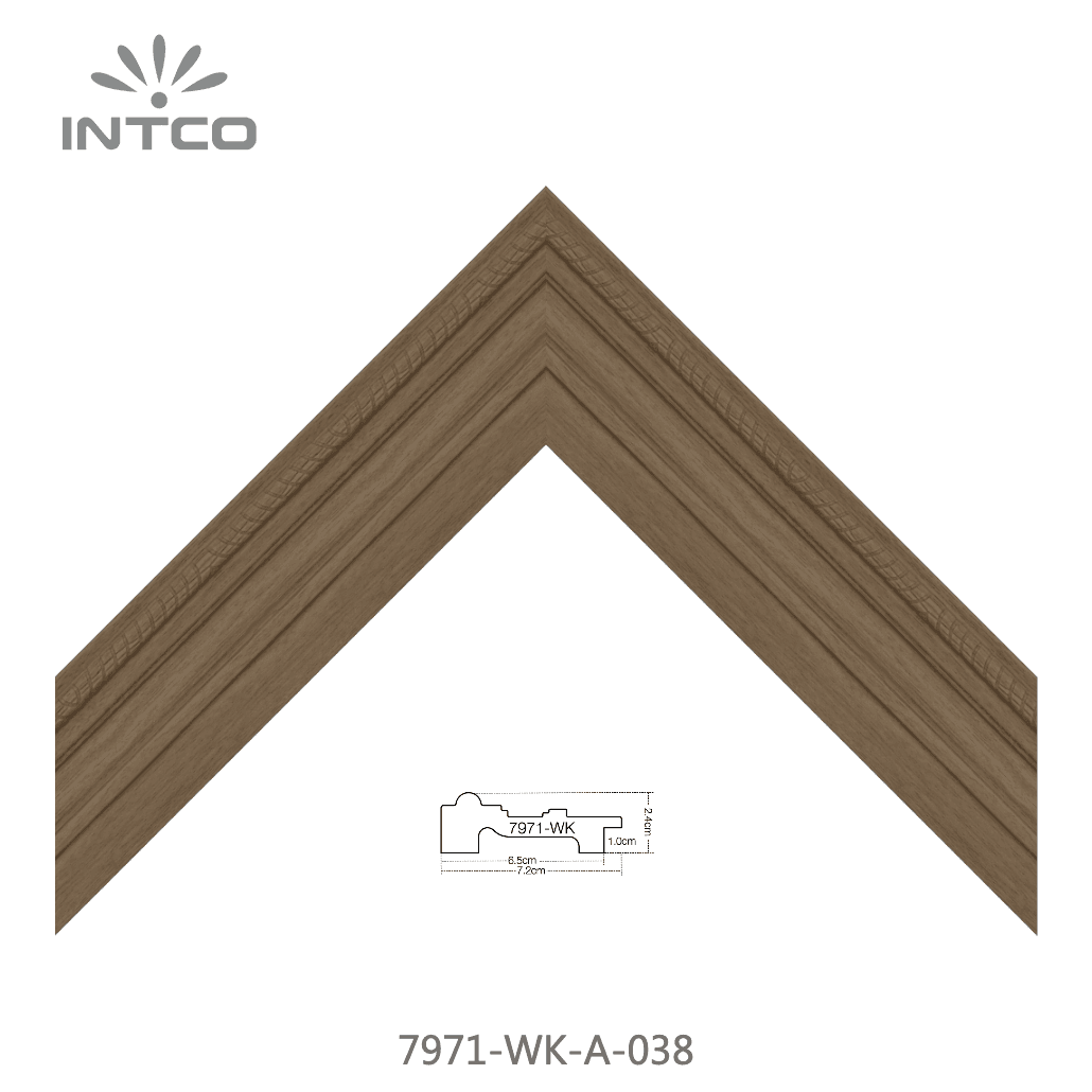 7971-WK-A-038 — 7.2cm Naturel PS Baguette d'Encadrement