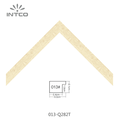 013-Q282T — 3.07cm Natur PS Bilderrahmenleiste