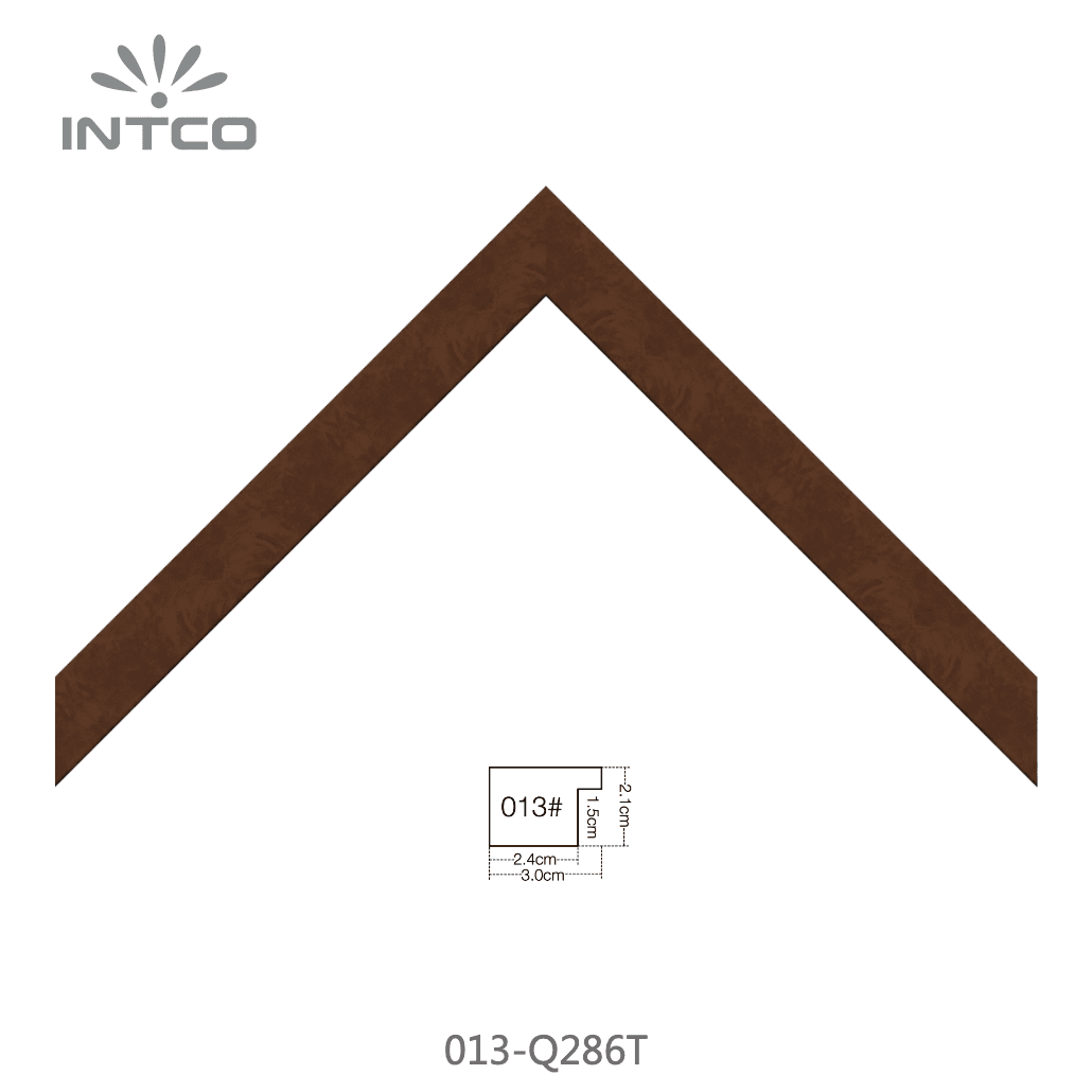 013-Q286T — 3.07cm Natur PS Bilderrahmenleiste