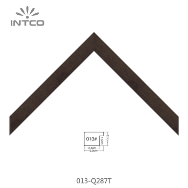 013-Q287T — 3.07cm Natur PS Bilderrahmenleiste
