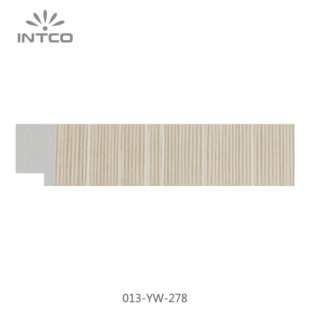 013-YW-278 — 3.07cm Natur PS Bilderrahmenleiste