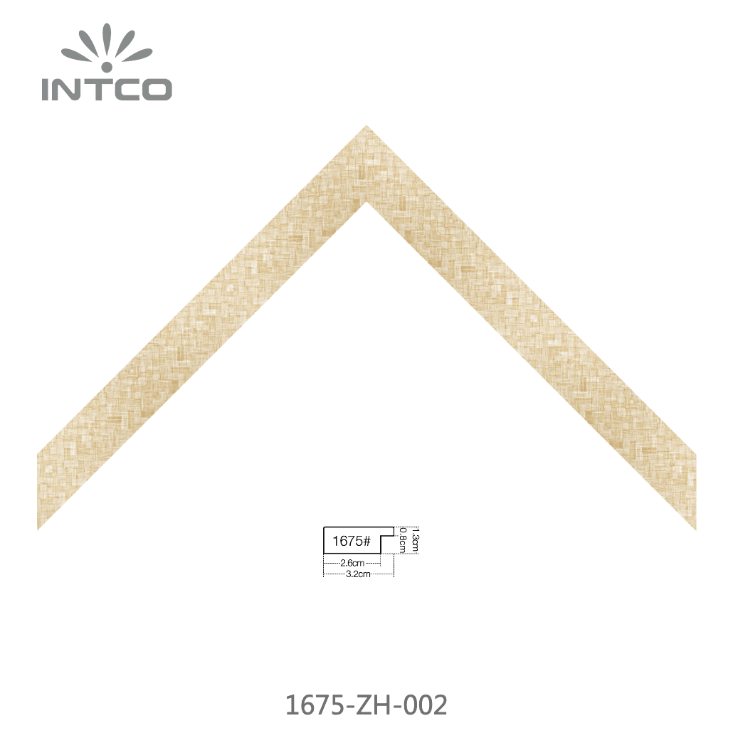 1675-ZH-002 — 3.2cm Natural PS Moldura para Quadro