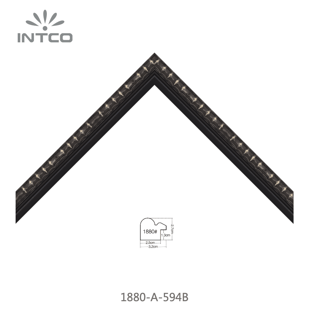 1880-A-594B — 3.18cm Naturel PS Baguette d'Encadrement