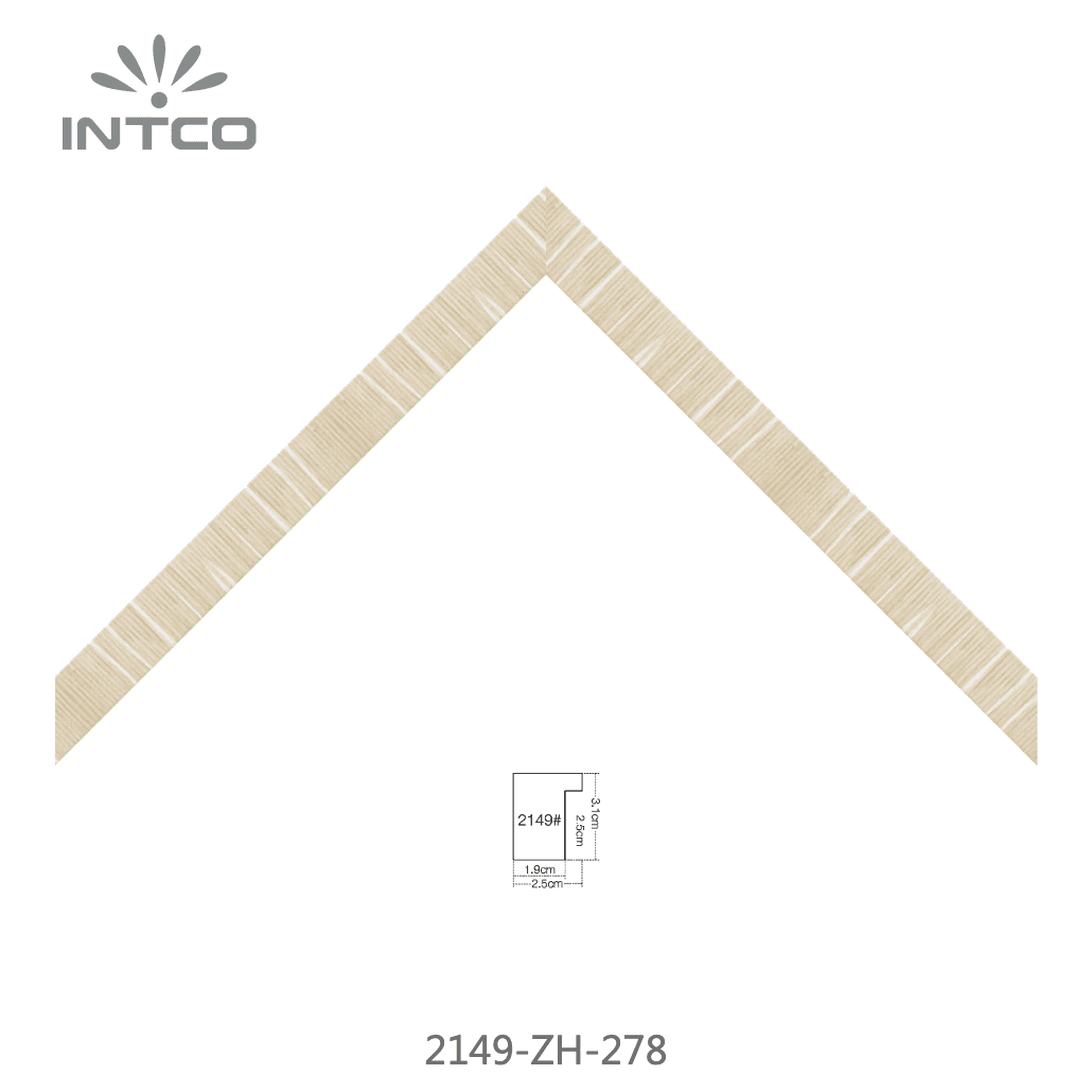 2149-ZH-278 — 2.54cm Naturel PS Baguette d'Encadrement