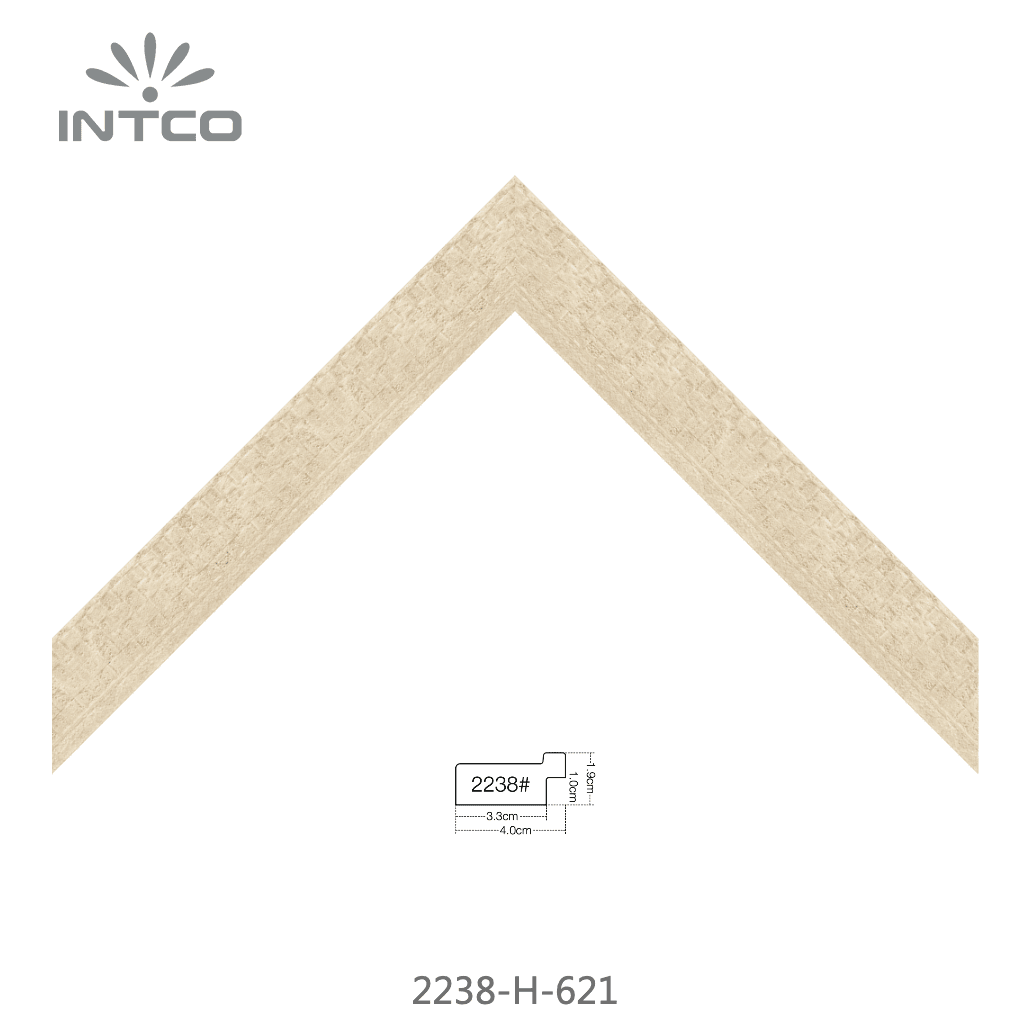 2238-H-621 — 4cm Naturel PS Baguette d'Encadrement