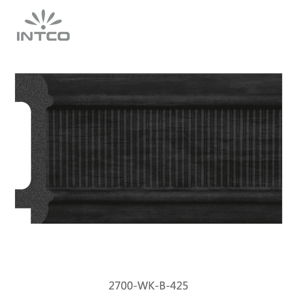 2700-WK-B-425 — 7.62cm Noir PS Baguette d'Encadrement