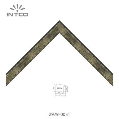 2979-005T — 3.2cm Mehrfarbig PS Bilderrahmenleiste