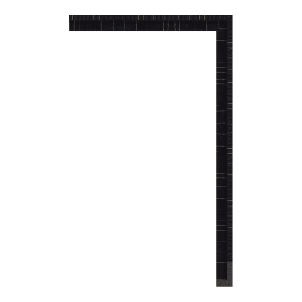 6501-ZB-275 — 2.26cm Schwarz PS Bilderrahmenleiste