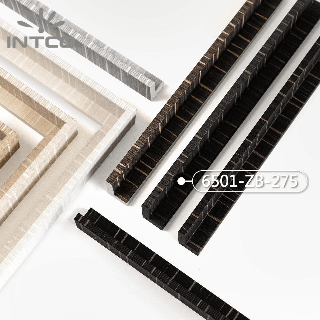 6501-ZB-275 — 2.26cm Noir PS Baguette d'Encadrement
