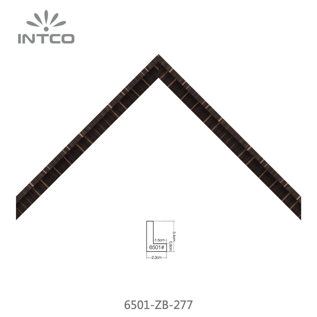 6501-ZB-277 — 2.26cm Natural PS Moldura para Quadro
