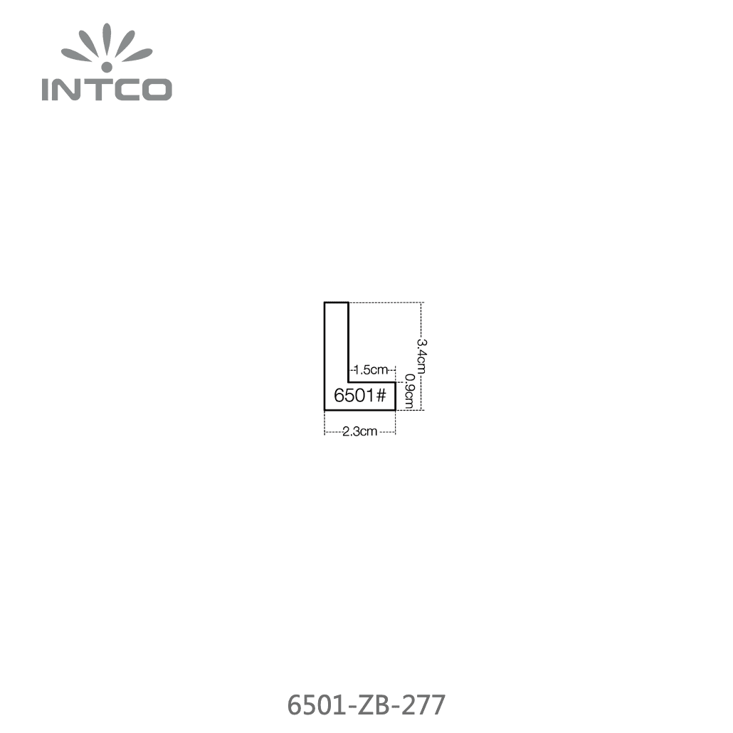 6501-ZB-277 — 2.26cm Natural PS Moldura para Quadro