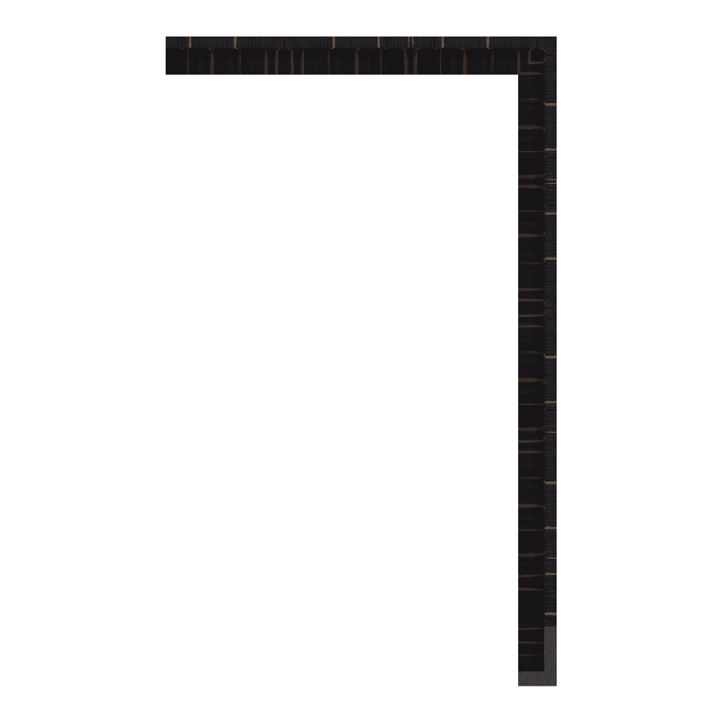 6501-ZB-280 — 2.26cm Schwarz PS Bilderrahmenleiste