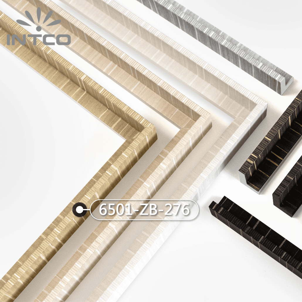 6501-ZB-276 — 2.26cm Natur PS Bilderrahmenleiste