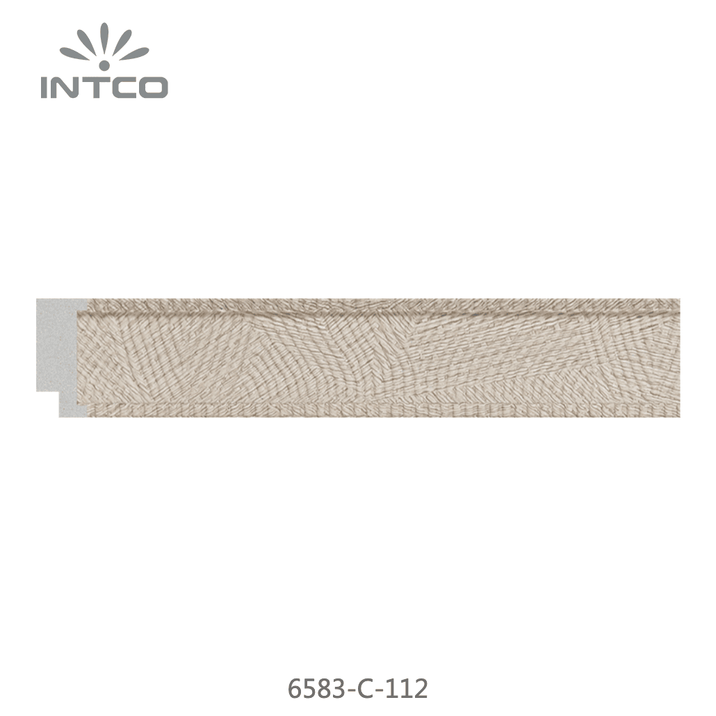 6583-C-112 — 2.54cm Natur PS Bilderrahmenleiste