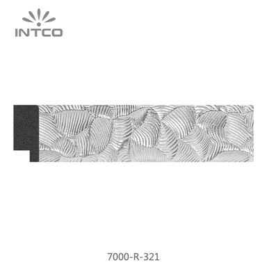 7000-R-321 — 3.18cm Silber PS Bilderrahmenleiste