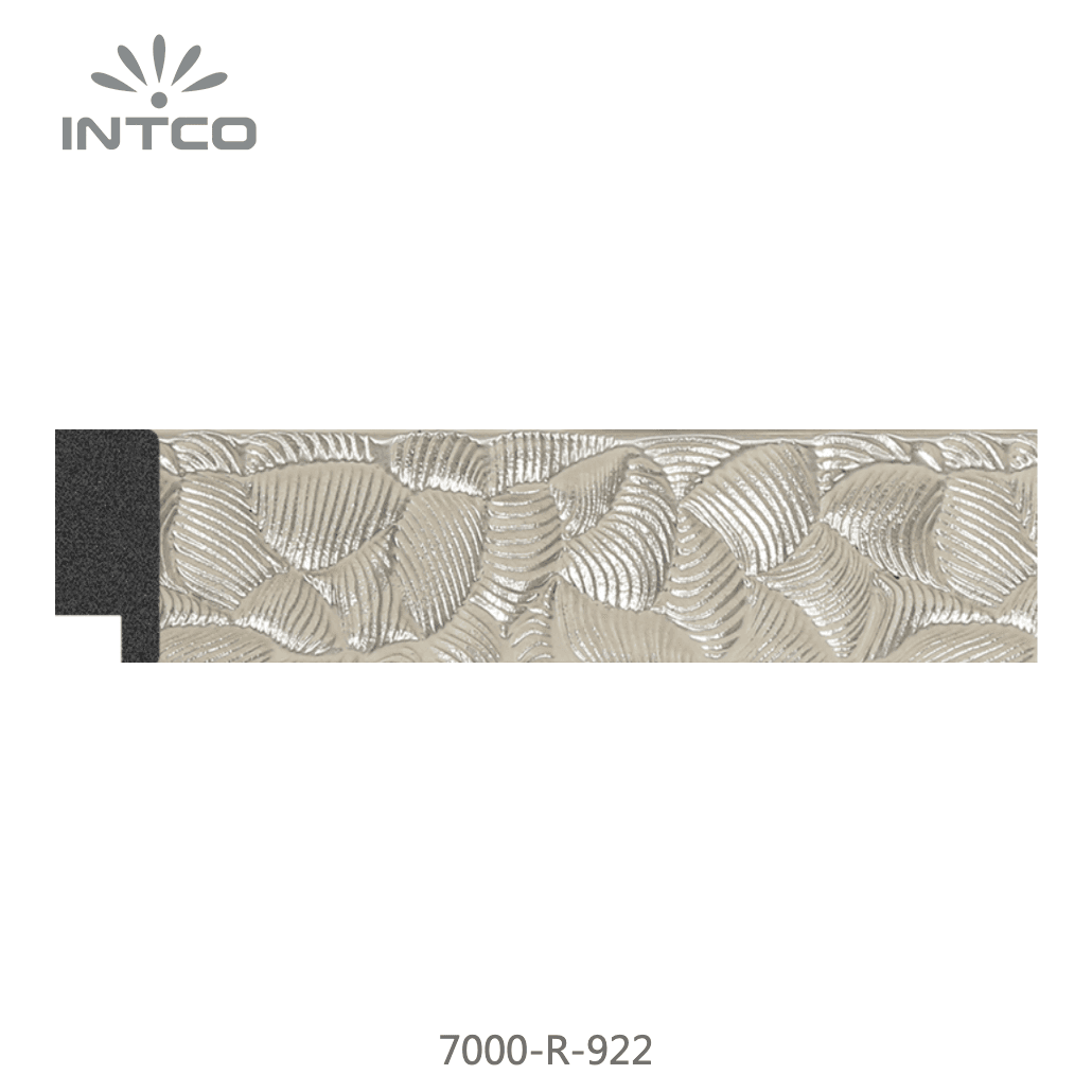 7000-R-922 — 3.18cm Argenté PS Baguette d'Encadrement