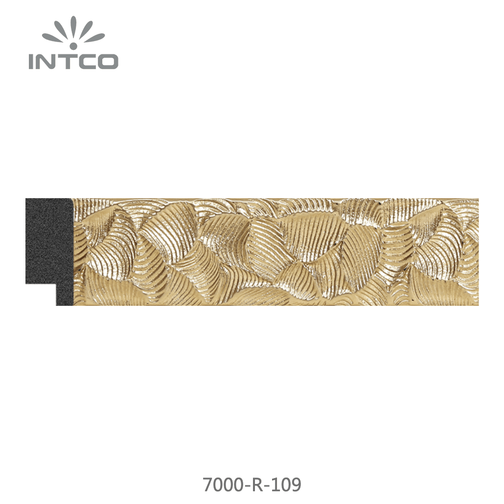 7000-R-109 — 3.18cm Doré PS Baguette d'Encadrement