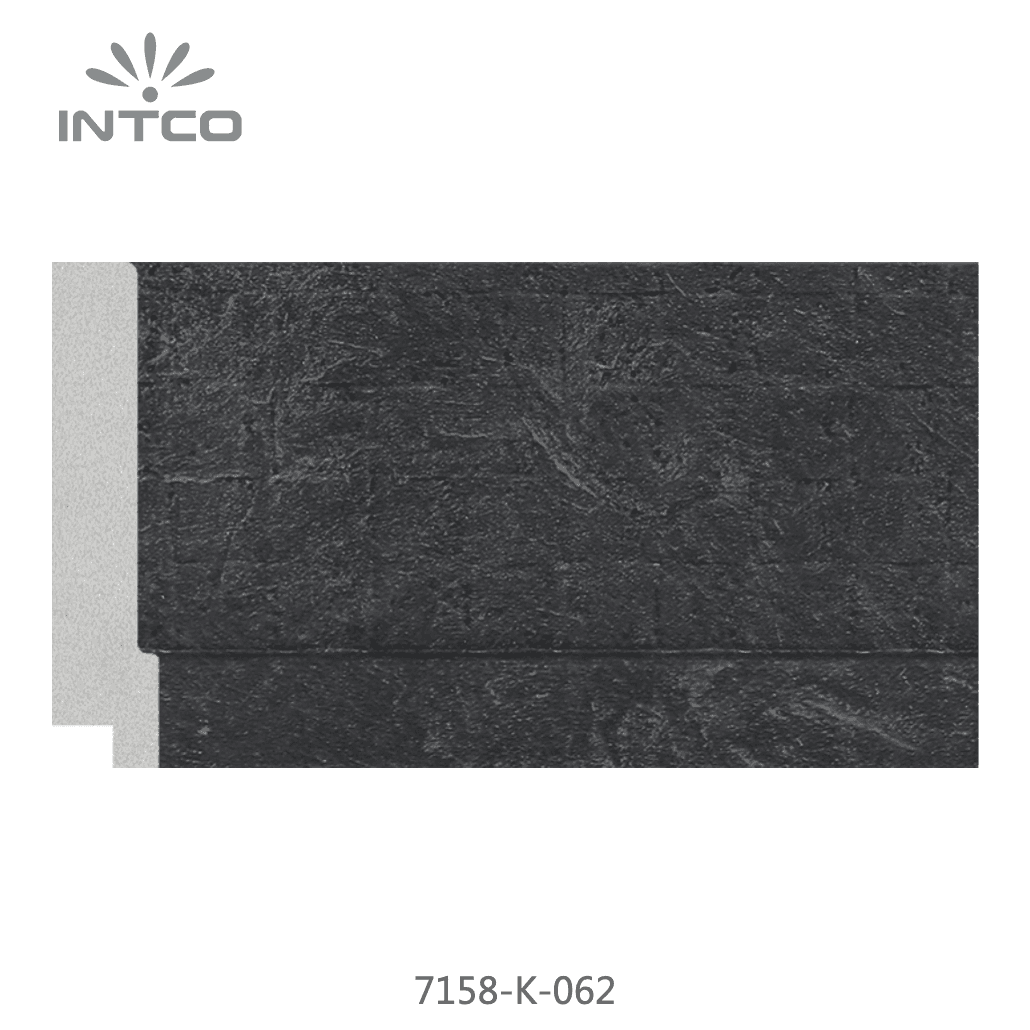 7158-K-062 — 7.37cm Natur PS Bilderrahmenleiste
