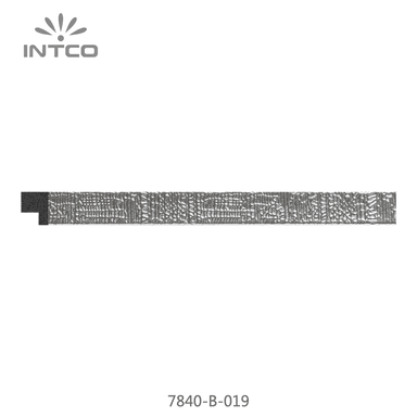 7840-B-019 — 1.2cm Argenté PS Baguette d'Encadrement