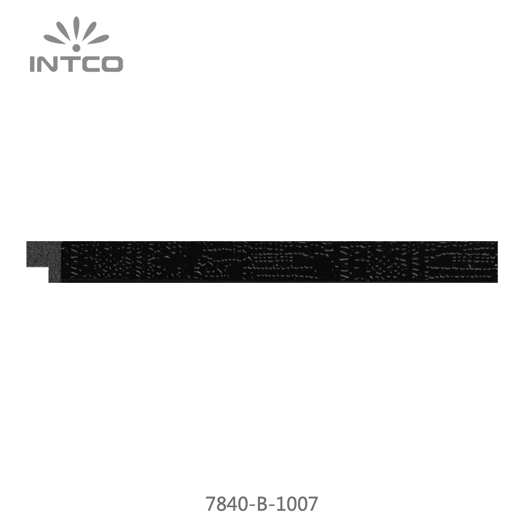 7840-B-1007 — 1.2cm Noir PS Baguette d'Encadrement