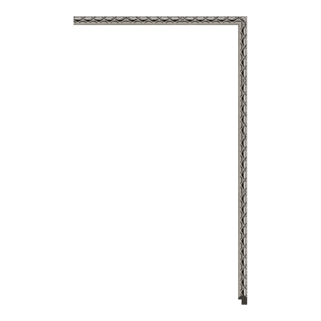 7849-C-GM1 — 1.2cm Argenté PS Baguette d'Encadrement