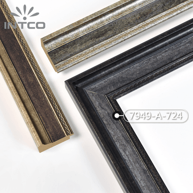 7949-A-724 — 6.3cm Noir PS Baguette d'Encadrement