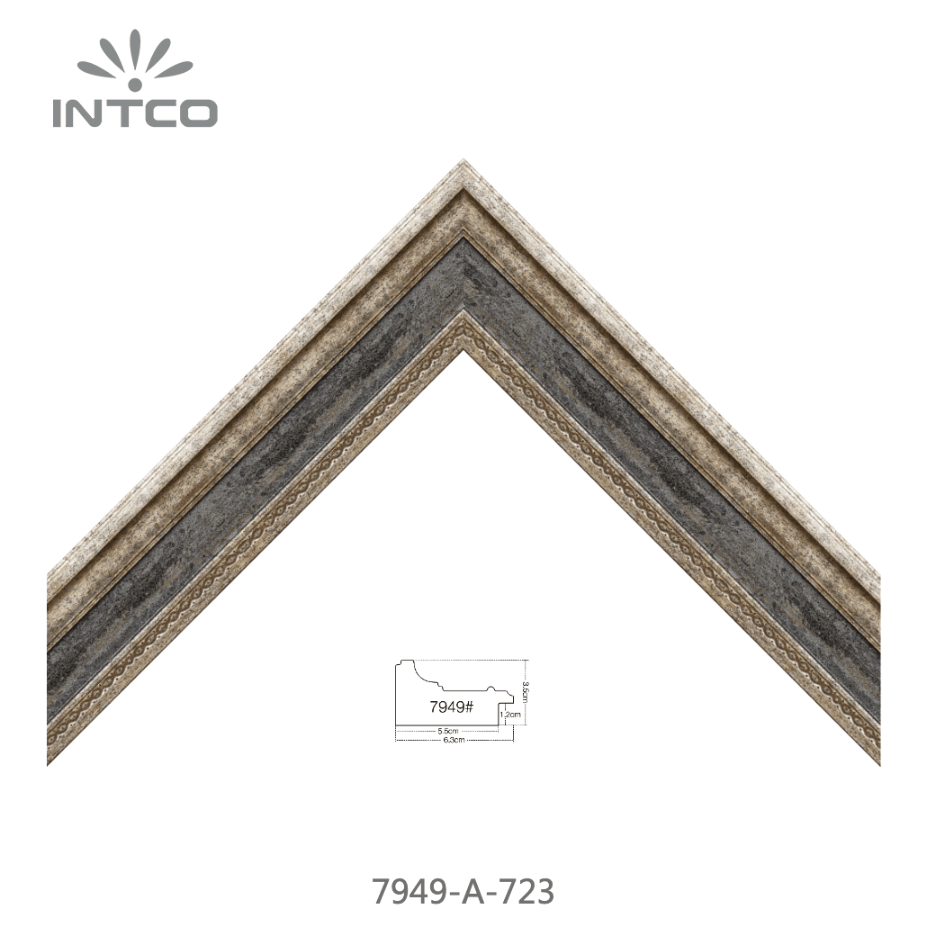 7949-A-723 — 6.3cm PS Moldura para Quadro