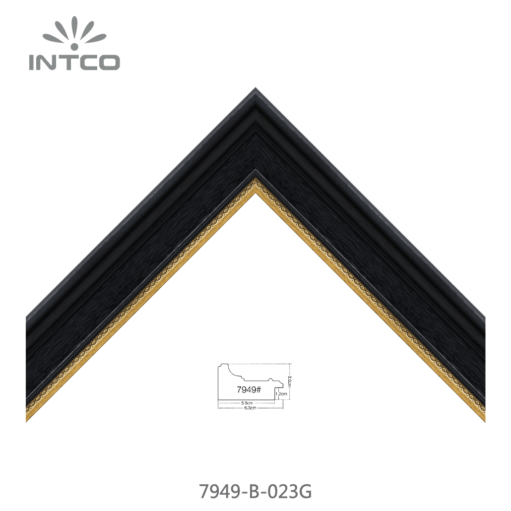 7949-B-023G — 6.3cm PS Moldura para Quadro