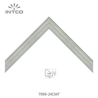 7999-24CMT — 3.81cm Natur PS Bilderrahmenleiste