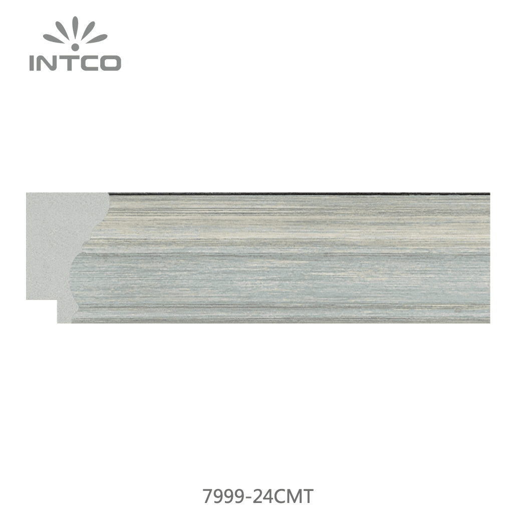 7999-24CMT — 3.81cm Natur PS Bilderrahmenleiste