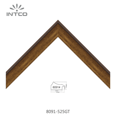8091-525GT — 4.5cm Naturel PS Baguette d'Encadrement