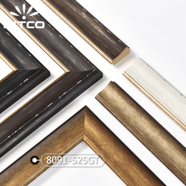 8091-525GT — 4.5cm Naturel PS Baguette d'Encadrement